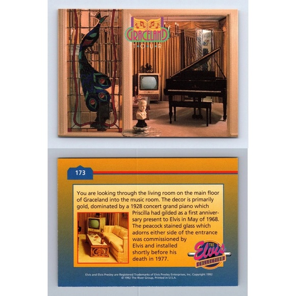 5ct The Elvis Collection and Graceland Tour Collector’s Cards - Picture 5 of 15